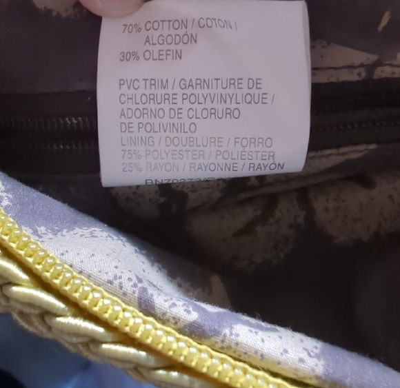 Blue and Brown Weave Shoulder Bag By Liz Claiborne - Picture 9 of 15